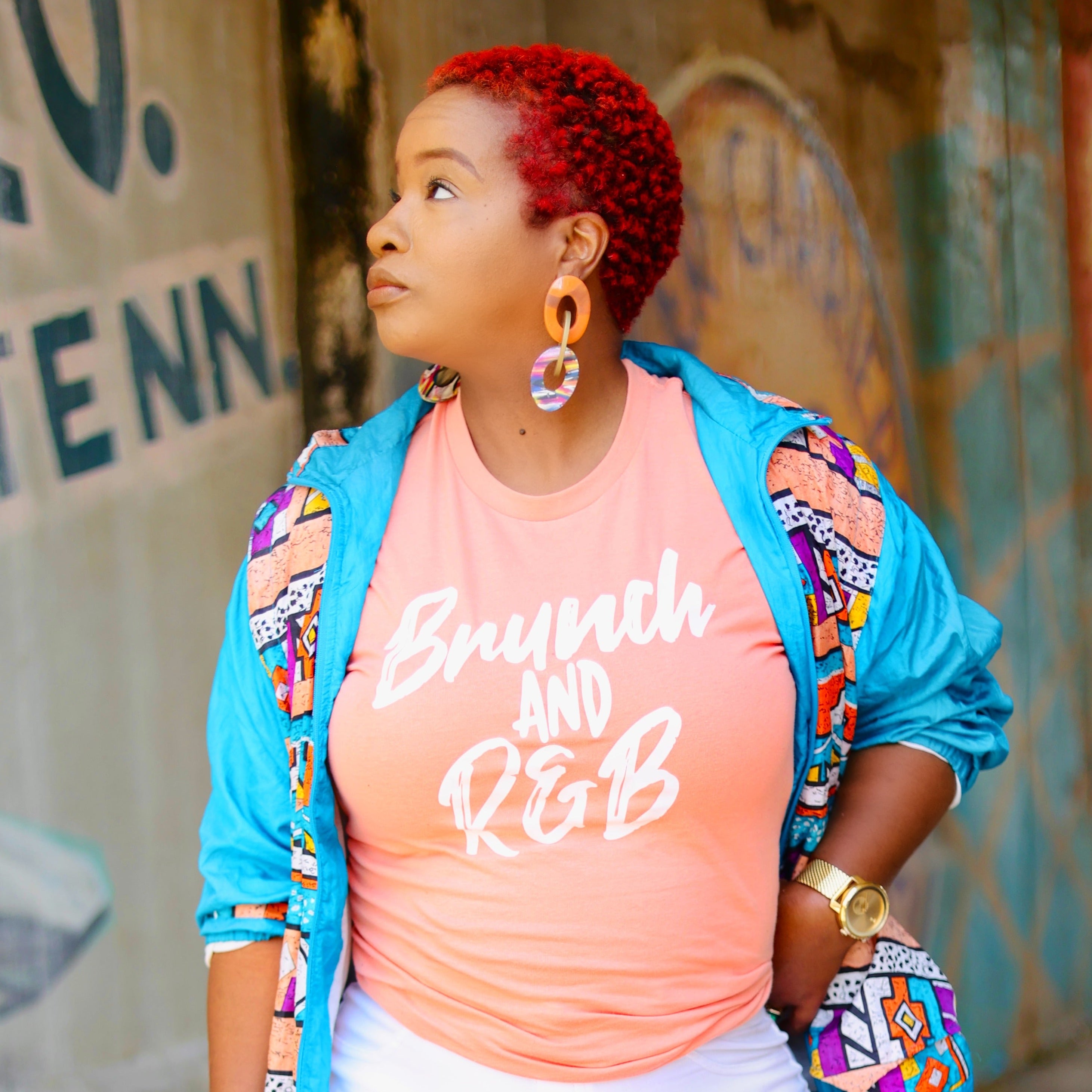 Brunch and R&B t-shirt model