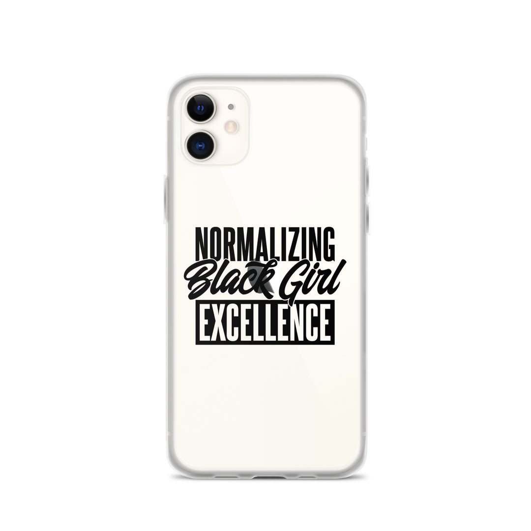 Normalizing Black Girl Excellence iPhone Case