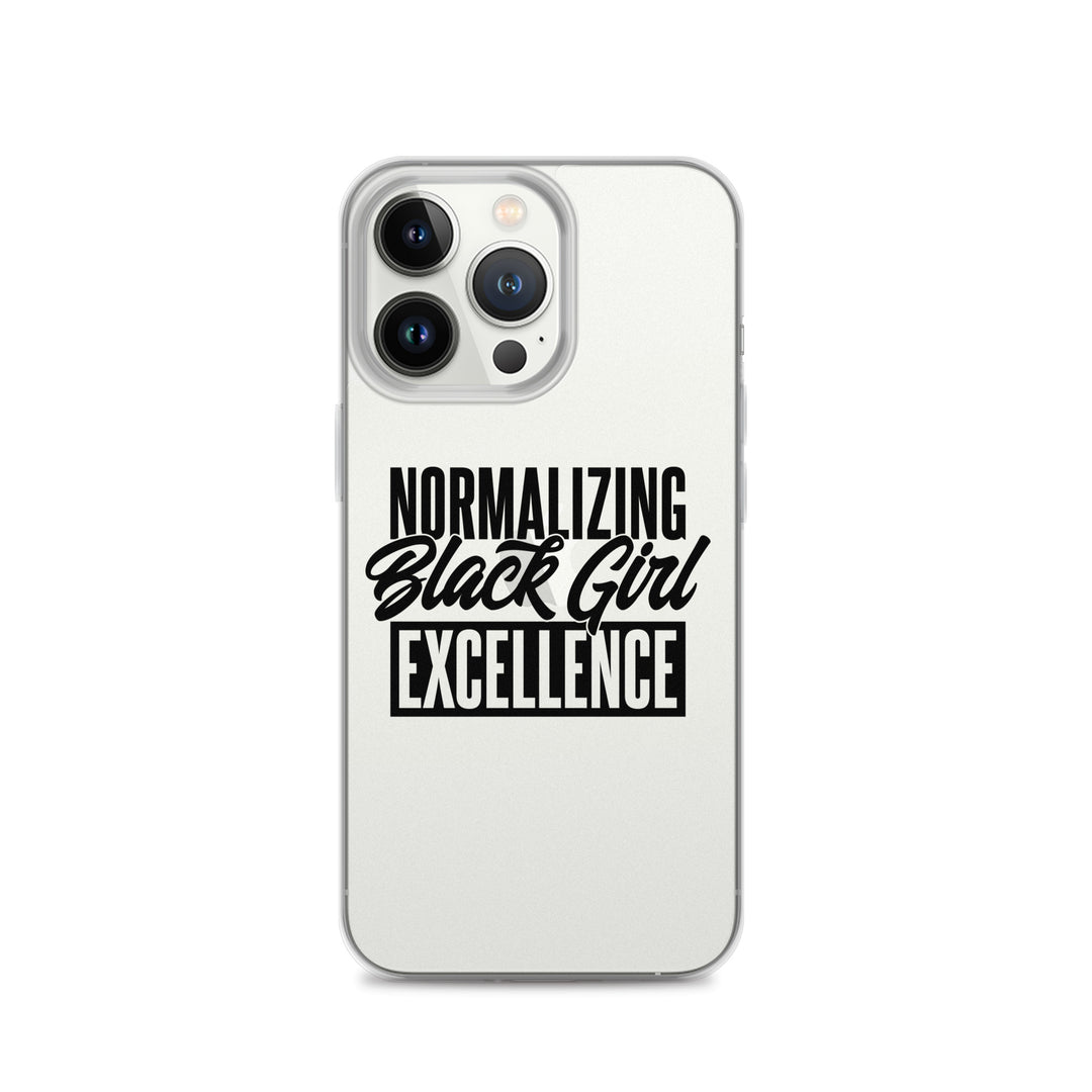 Normalizing Black Girl Excellence iPhone Case