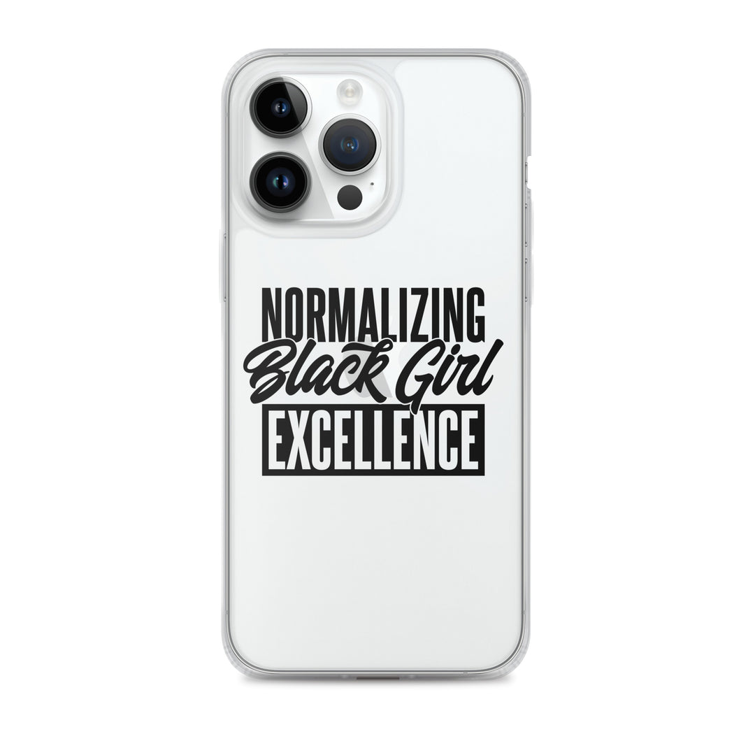 Normalizing Black Girl Excellence iPhone Case