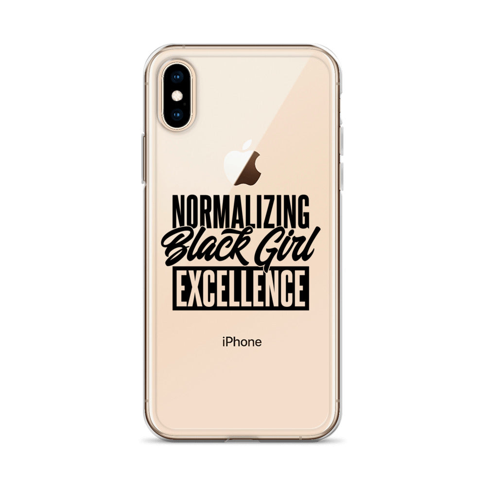 Normalizing Black Girl Excellence iPhone Case