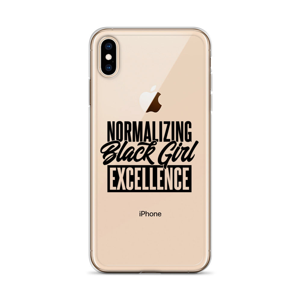 Normalizing Black Girl Excellence iPhone Case