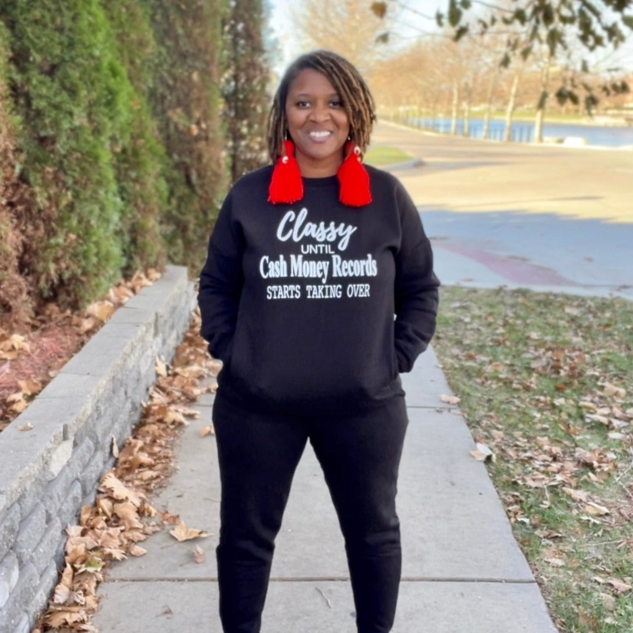 Classy Until Cash Money Records Jogger Set