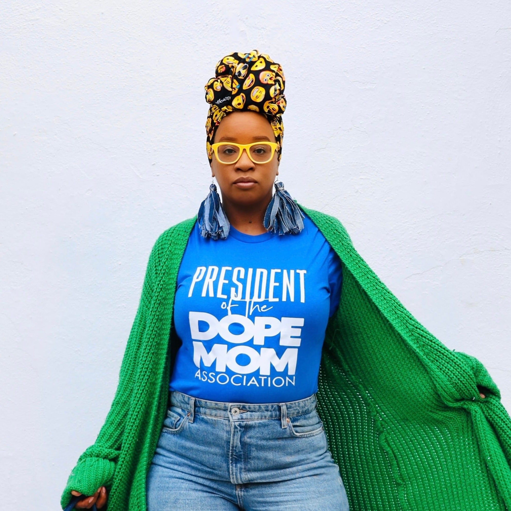 President of Dope Mom Association royal tee model