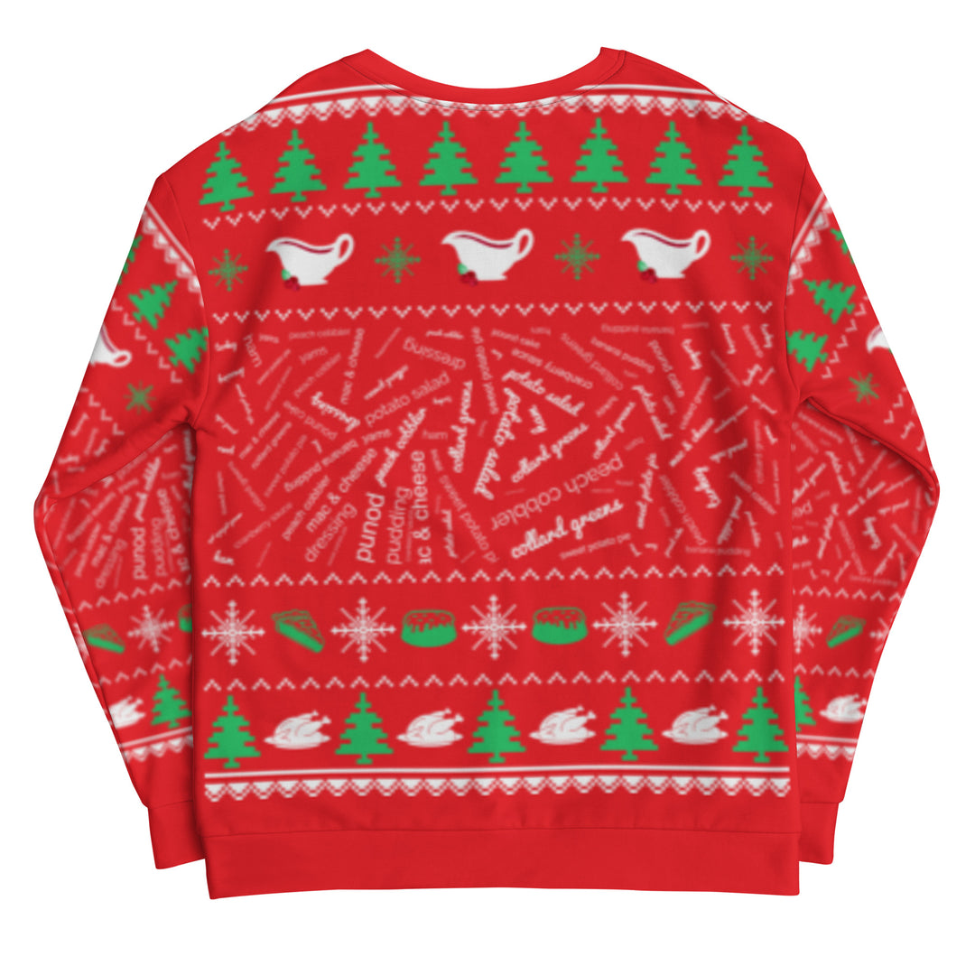 All About the Food Ugly Christmas Sweater