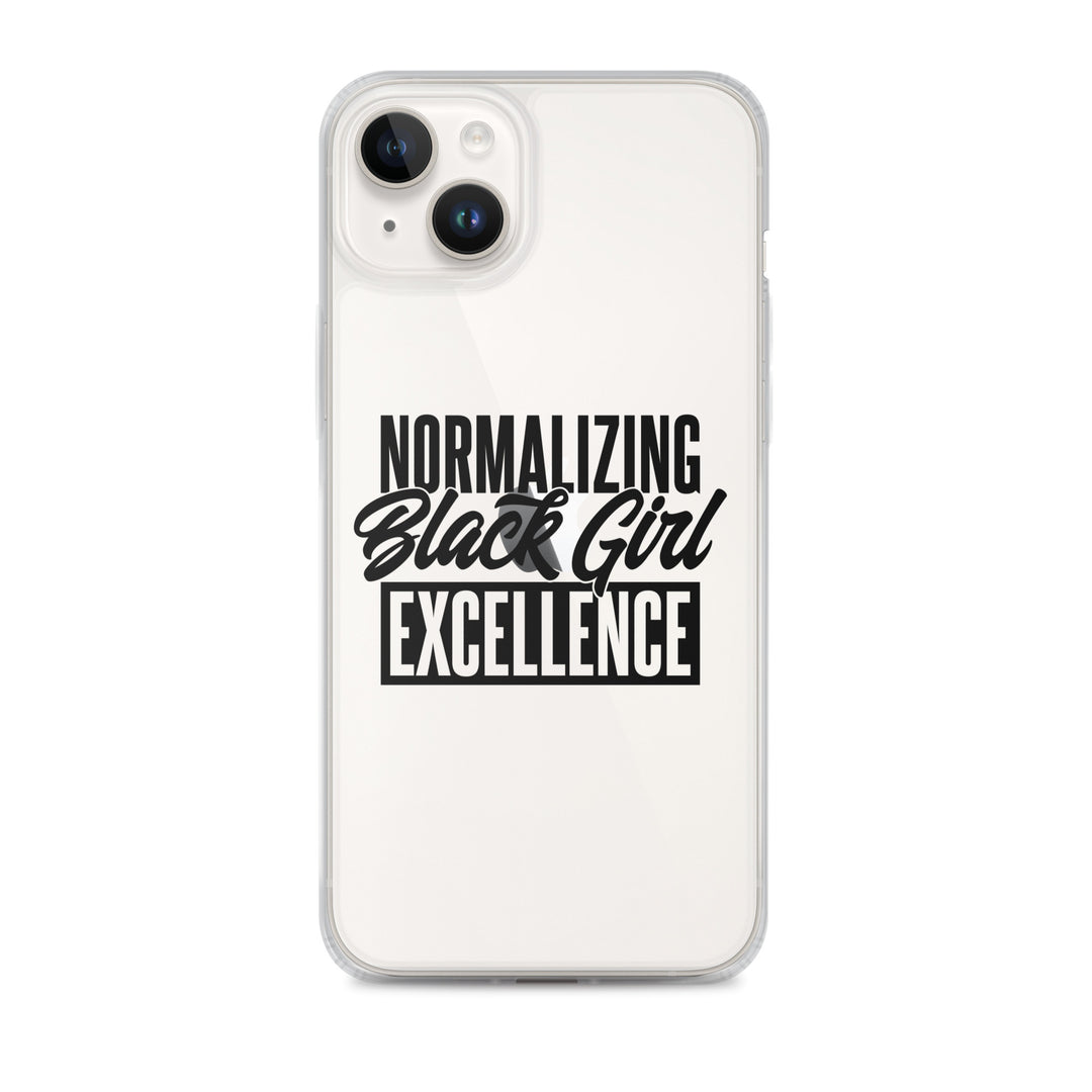 Normalizing Black Girl Excellence iPhone Case