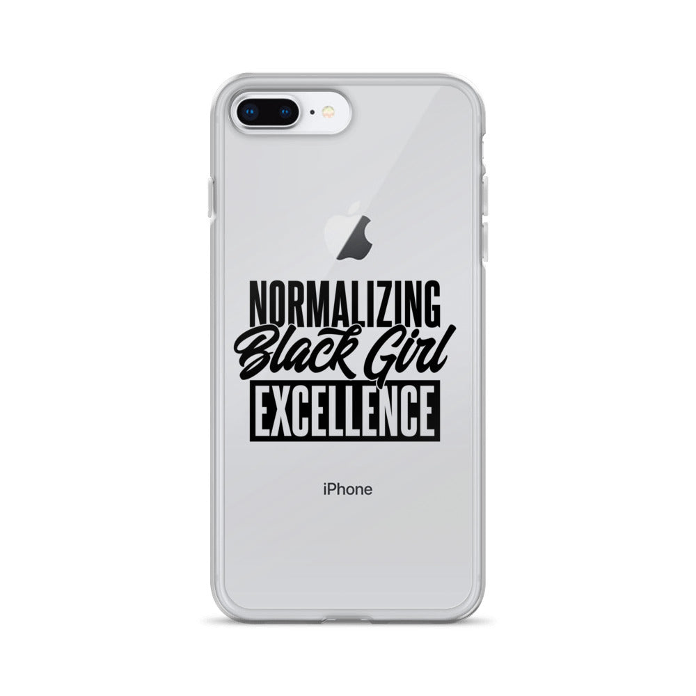 Normalizing Black Girl Excellence iPhone Case