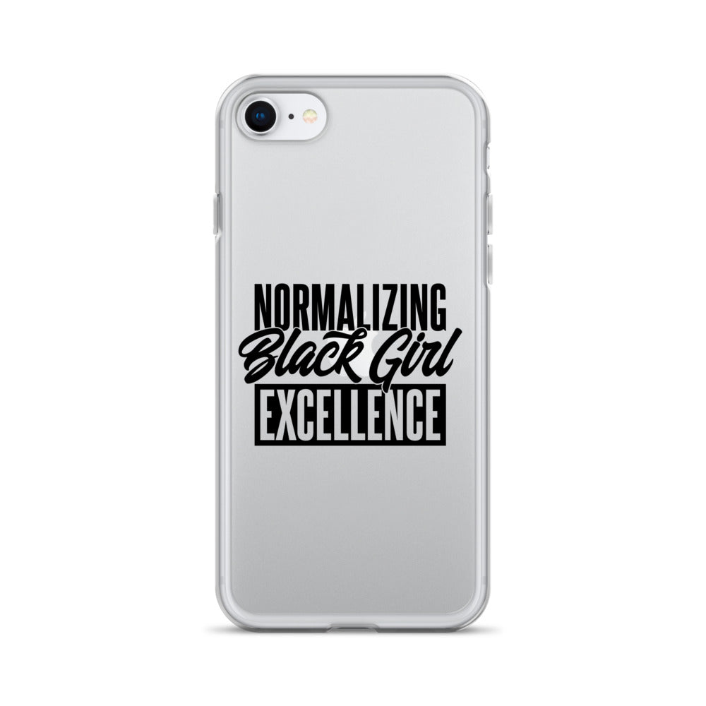 Normalizing Black Girl Excellence iPhone Case