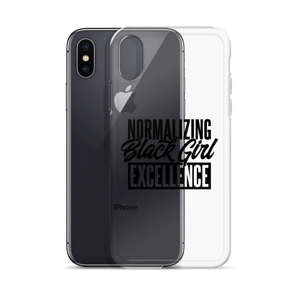 Normalizing Black Girl Excellence iPhone Case