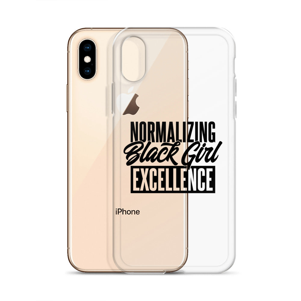 Normalizing Black Girl Excellence iPhone Case