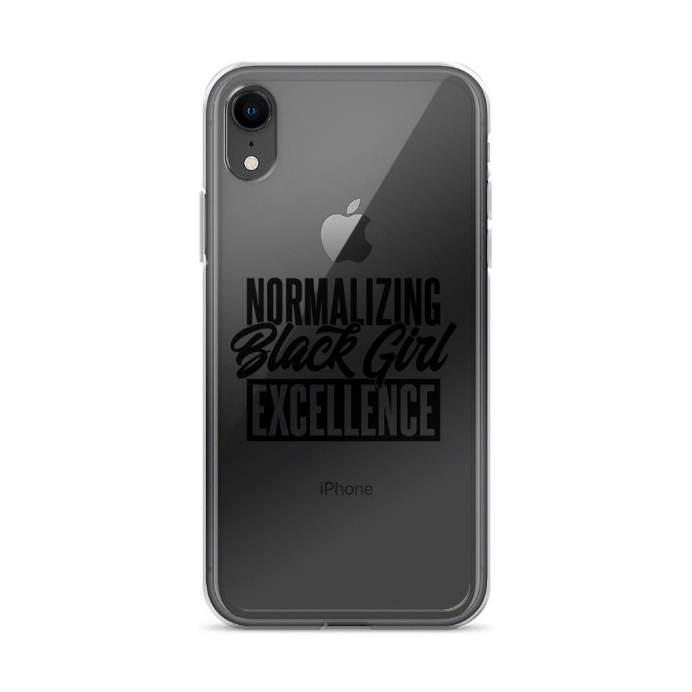 Normalizing Black Girl Excellence iPhone Case